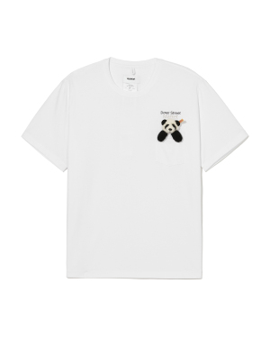 Doublet 熊猫玩偶缀饰 T 恤