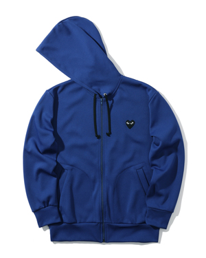 Play Comme des Garçons 爱心缝饰连帽外套