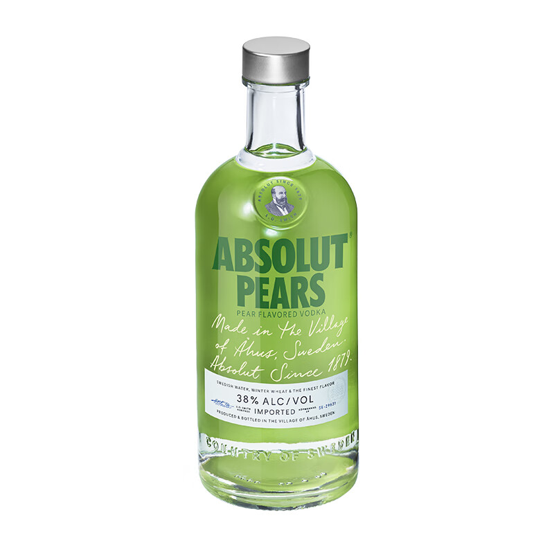 绝对（Absolut） 伏特加 洋酒 40度 苹果梨味 700ml 700ml