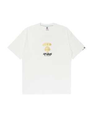Aape 金属感徽标印花 T 恤