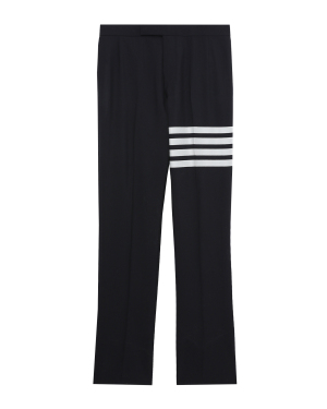 THOM BROWNE 条纹印花饰口袋西装裤