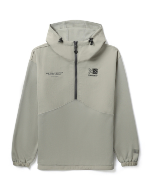 KARRIMOR 半拉链拼接连帽夹克