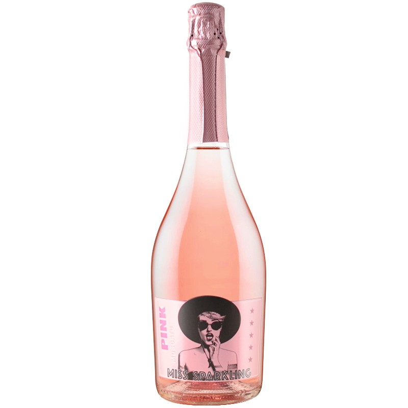 小小诗（Miss Sparkling）西班牙原瓶进口 桃红起泡酒\/气泡酒 750ml 瓶