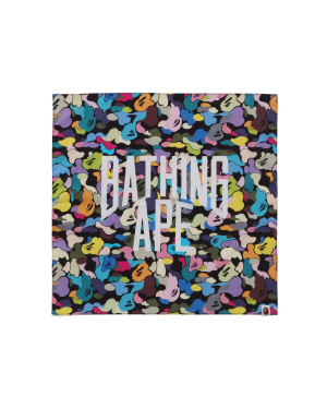 A BATHING APE® Multi Camo logo 印花手帕
