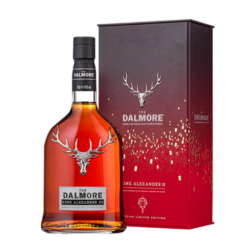 大摩（THE DALMORE）（新春版）亚历山大三世 单一麦芽威士忌  礼盒700ml 700ml