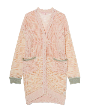 Tsumori Chisato 饰口袋镂空细节针织开衫