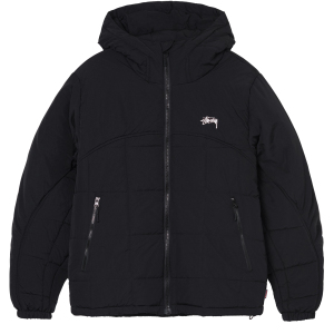 STUSSY 绗缝拼接连帽夹克