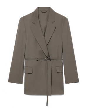 Acne Studios 配腰带双排扣西装夹克