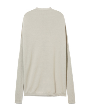Rick Owens 褶饰细节罗纹拼接针织衫