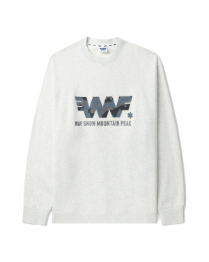 FINGERCROXX WAF 联乘系列 饰 logo 圆领卫衣