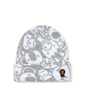 *BABY  MILO®  STORE Baby Milo Friends 提花套头帽