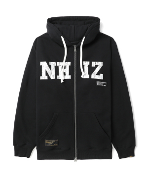 izzue NHIZ 系列 文字印花拉链卫衣