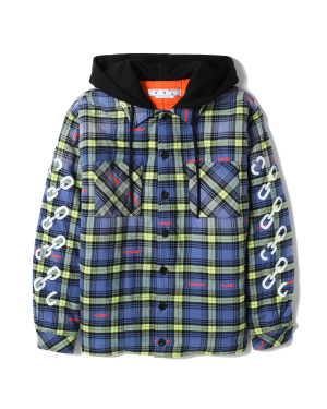 OFF-WHITE c/o VIRGIL ABLOH™ 饰 logo 图案印花连帽夹克