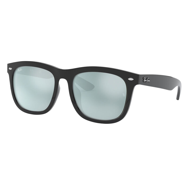 RayBan雷朋太阳镜黑超方形大框时尚小脸墨镜0RB4260D 601/30银色反光镜片57mm