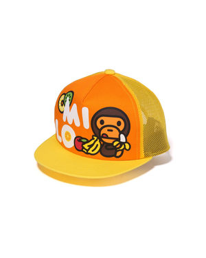 A BATHING APE® Baby Milo 水果印花棒球帽