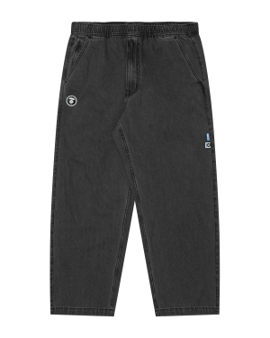 Aape 徽标装饰牛仔裤