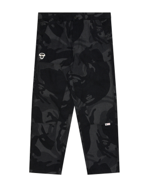Aape 徽标刺绣休闲裤