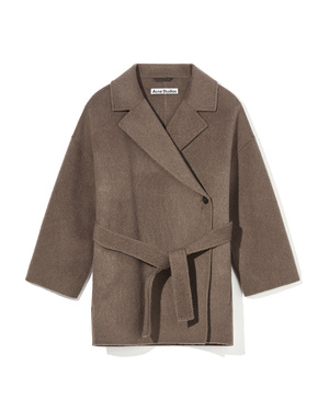 Acne Studios 配腰带毛绒翻领夹克