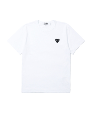 Play Comme des Garçons 爱心缝饰圆领 T 恤