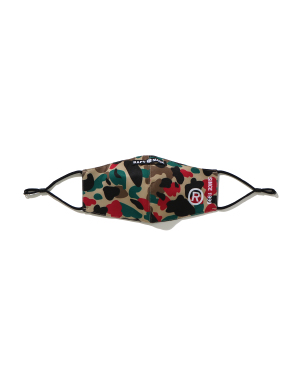 A BATHING APE® Apeman Camo 印花口罩