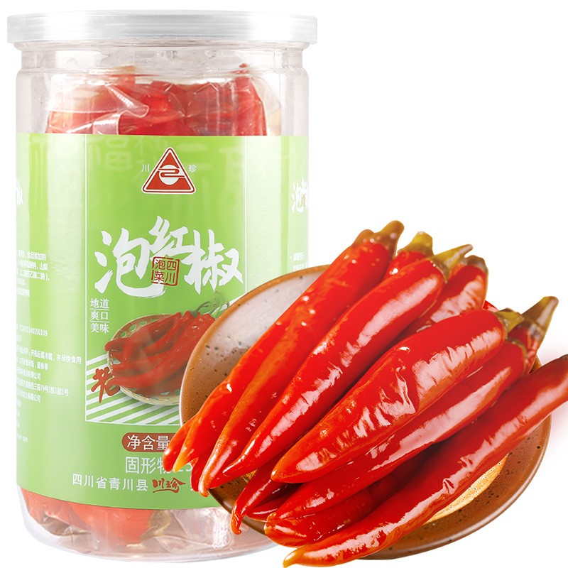 川珍 川珍 泡红椒500g