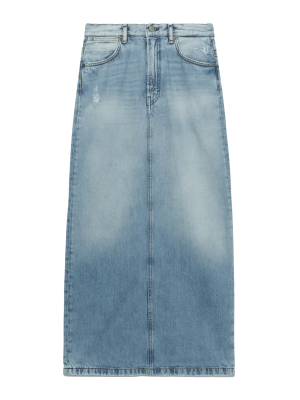 Acne Studios 饰口袋后开衩牛仔半身裙