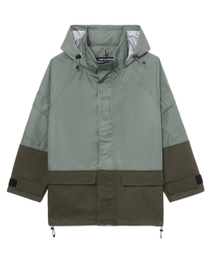 COMME des GARÇONS HOMME 撞色拼接连帽夹克