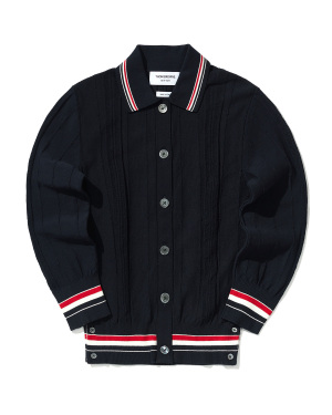 THOM BROWNE 饰标志性条纹开衫
