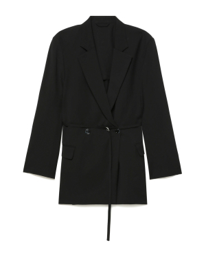 Acne Studios 配腰带双排扣西装夹克