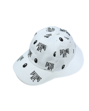 A BATHING APE® 满幅猿人头印花棒球帽