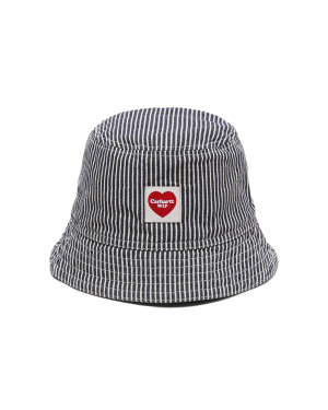 Carhartt WIP 徽标缝饰条纹渔夫帽
