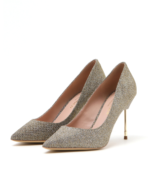 KURT GEIGER 亮面尖头高跟鞋