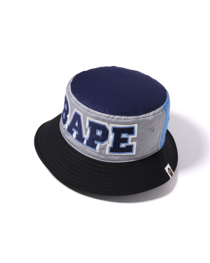 A BATHING APE® Logo 刺绣拼色渔夫帽