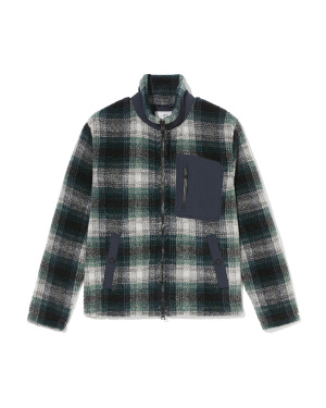 WOOLRICH 格纹拉链衬衫