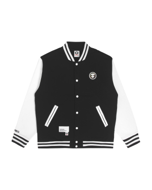 Aape Logo 印花饰标签直排扣卫衣