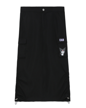 CCAABB Kuromi 联乘系列 饰 logo 主题印花半身裙