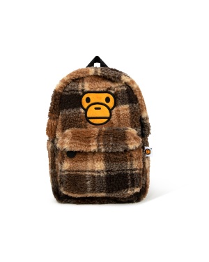 *BABY  MILO®  STORE Baby Milo 刺绣毛绒双肩包