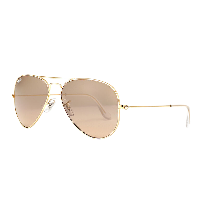 RayBan雷朋太阳镜潮流街拍彩膜反光彩色飞行员墨镜0RB3025 001/3E古铜色反光镜片58mm