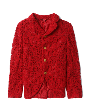 Comme des Garçons Comme des Garçons 镂空刺绣西装外套