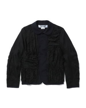 Comme des Garçons Comme des Garçons 褶皱材质拼接夹克