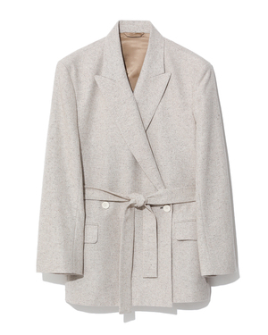 Acne Studios 饰腰带翻领夹克