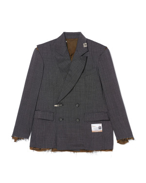 MAISON MIHARA YASUHIRO 解构拼接磨损细节西装外套