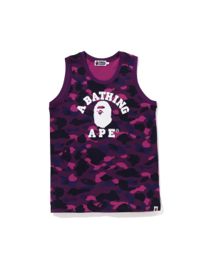 A BATHING APE® Color Camo 猿人头印花背心