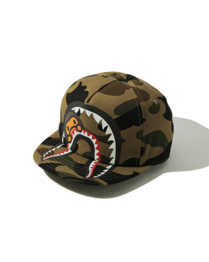 A BATHING APE® 1st Camo 饰 Milo 鲨鱼印花棒球帽